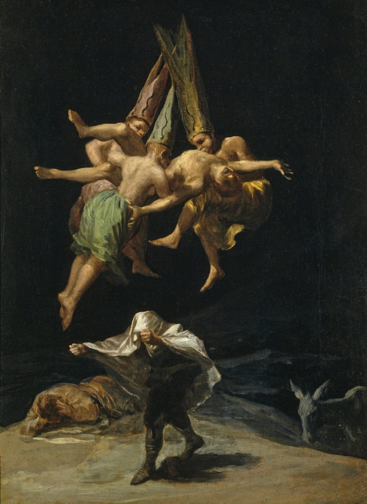 Goya, Hexenflug, 1797.