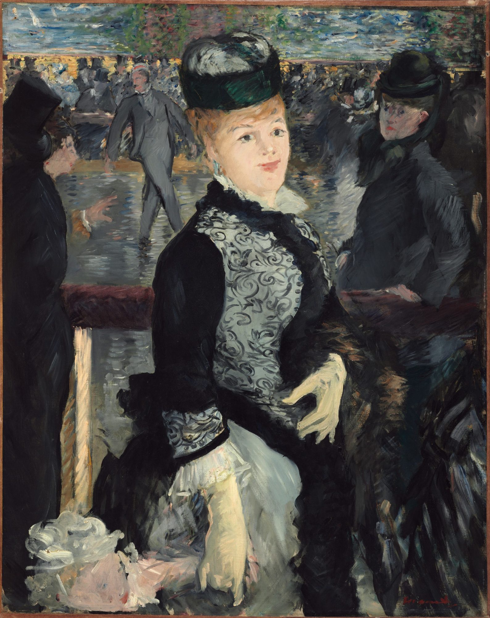 Édouard Manet, Au Skating, 1877. Harvard Art Museums